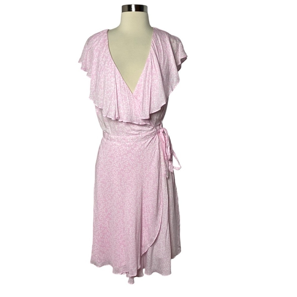 Draper James RSVP Pink Wrap Dress M